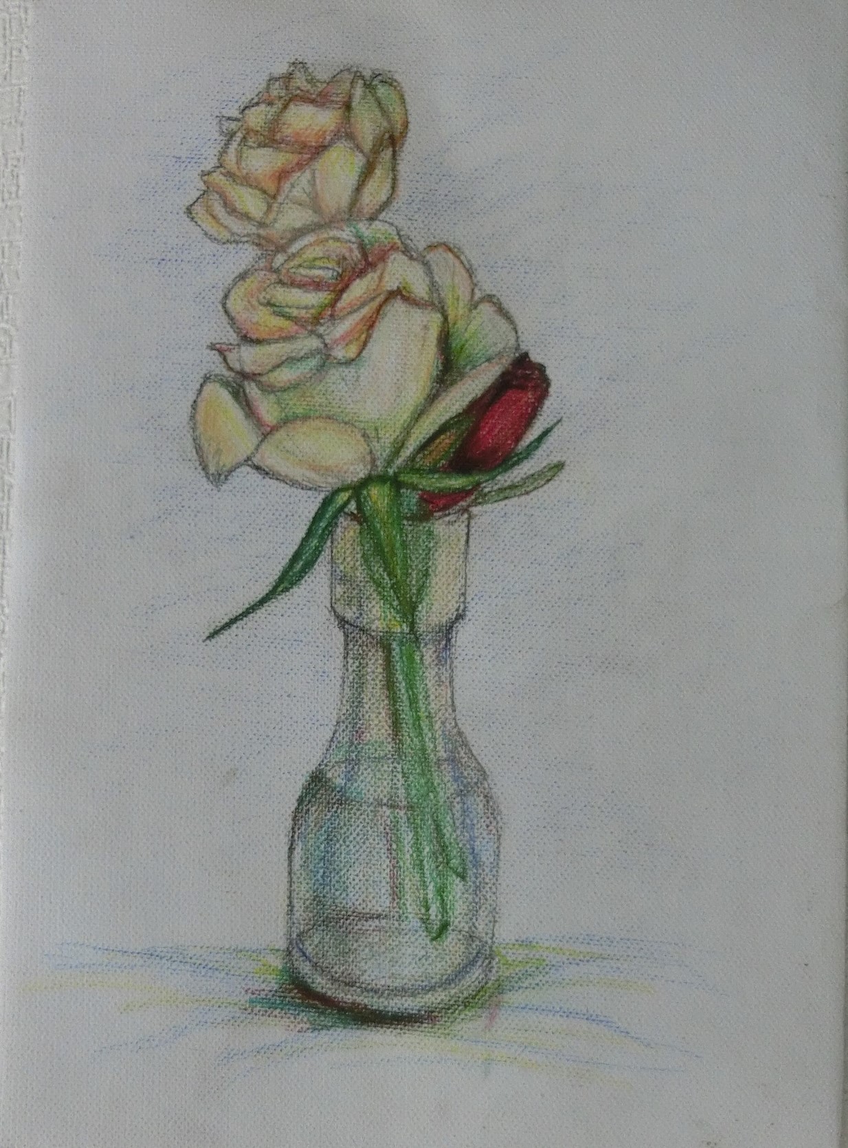 Vase de roses