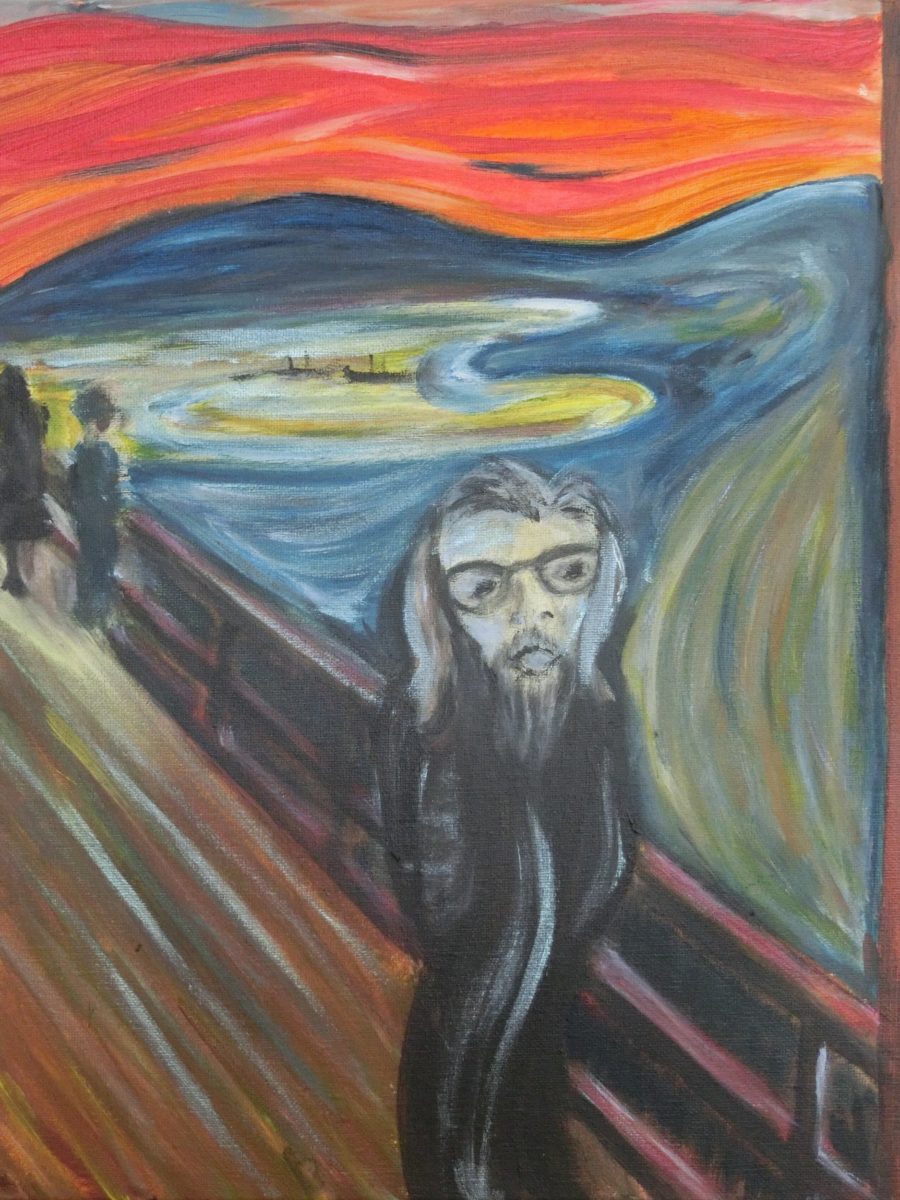 Autoportrait 5 (hommage à Munch)